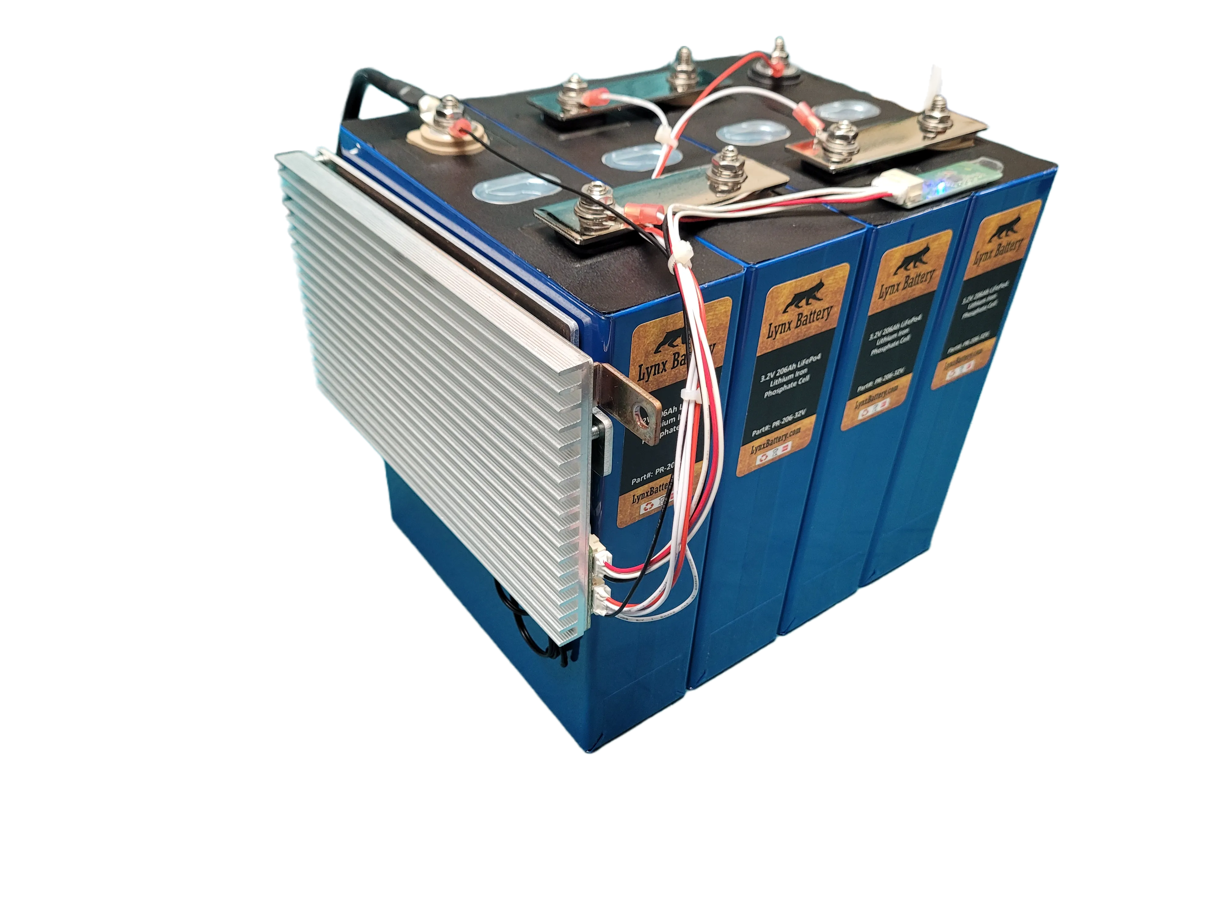 12V 206Ah Lithium Iron Phosphate (LiFePO4) Prismatic Bluetooth Battery with 200A BMS