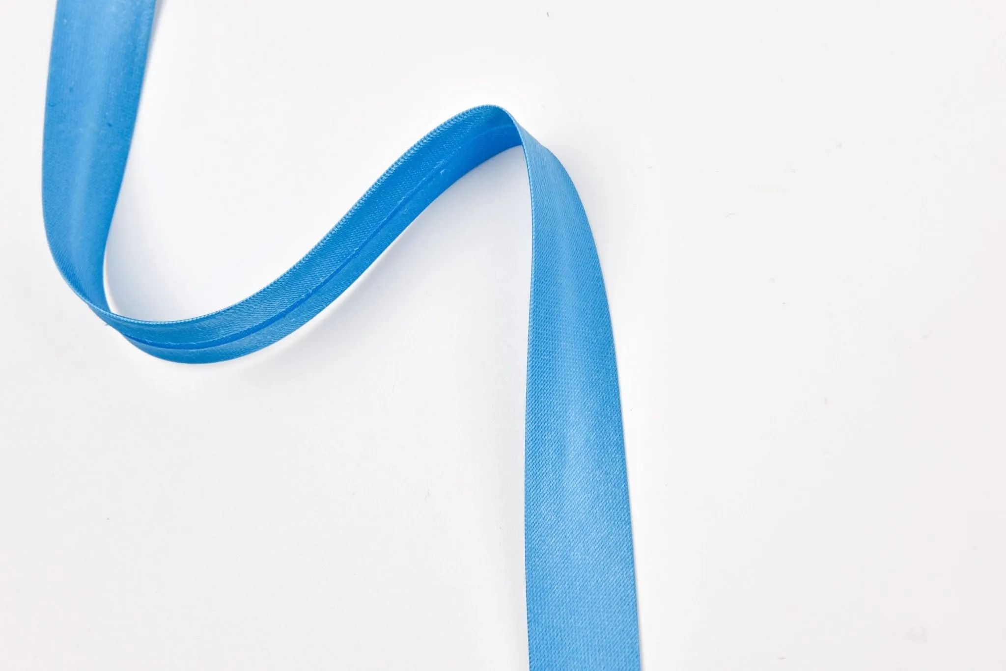 15 mm Satin Bias Tape/ Single Folded / 10 yards pack
