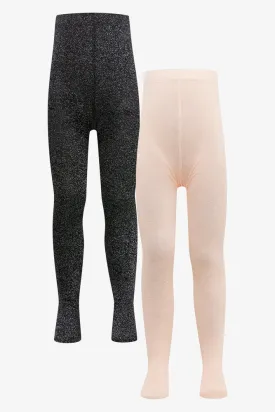 2 Pack Tights Pink