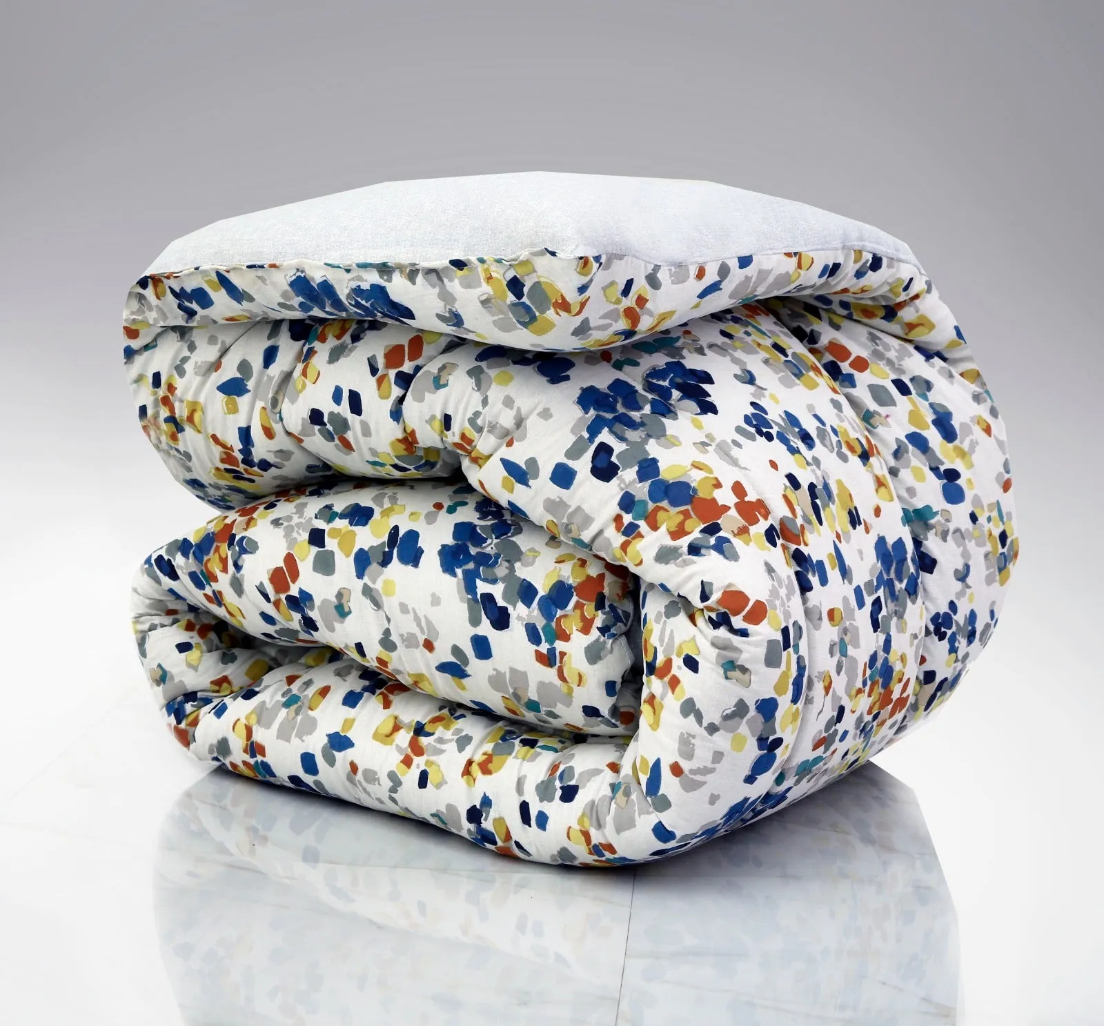 8 PCs Winter Comforter Set-Glitters