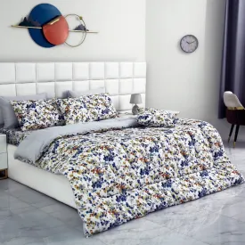 8 PCs Winter Comforter Set-Glitters