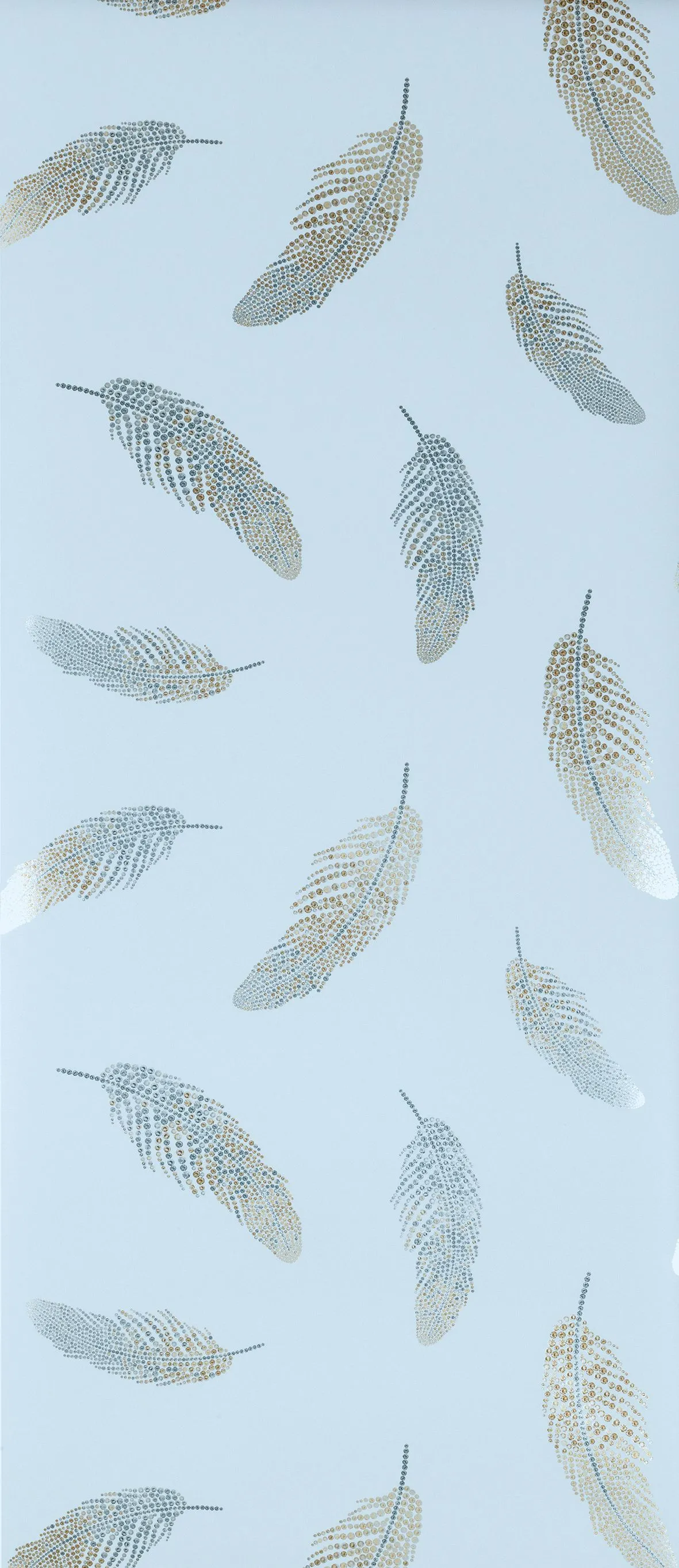Adornado Wallpaper in Silver from the Deya Collection
