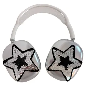 AirPods Max Plastik Cover m. Stjerne - Sølv