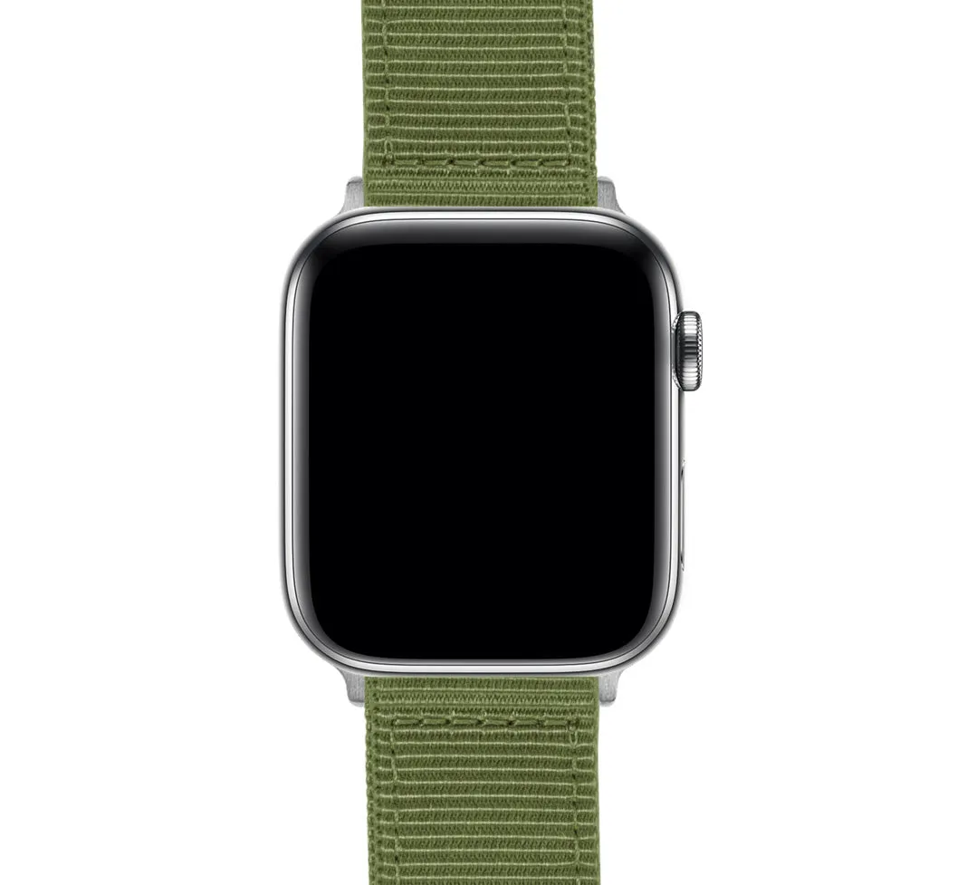 Apple Watch Two Piece NATO® Style Army Green Watch Band