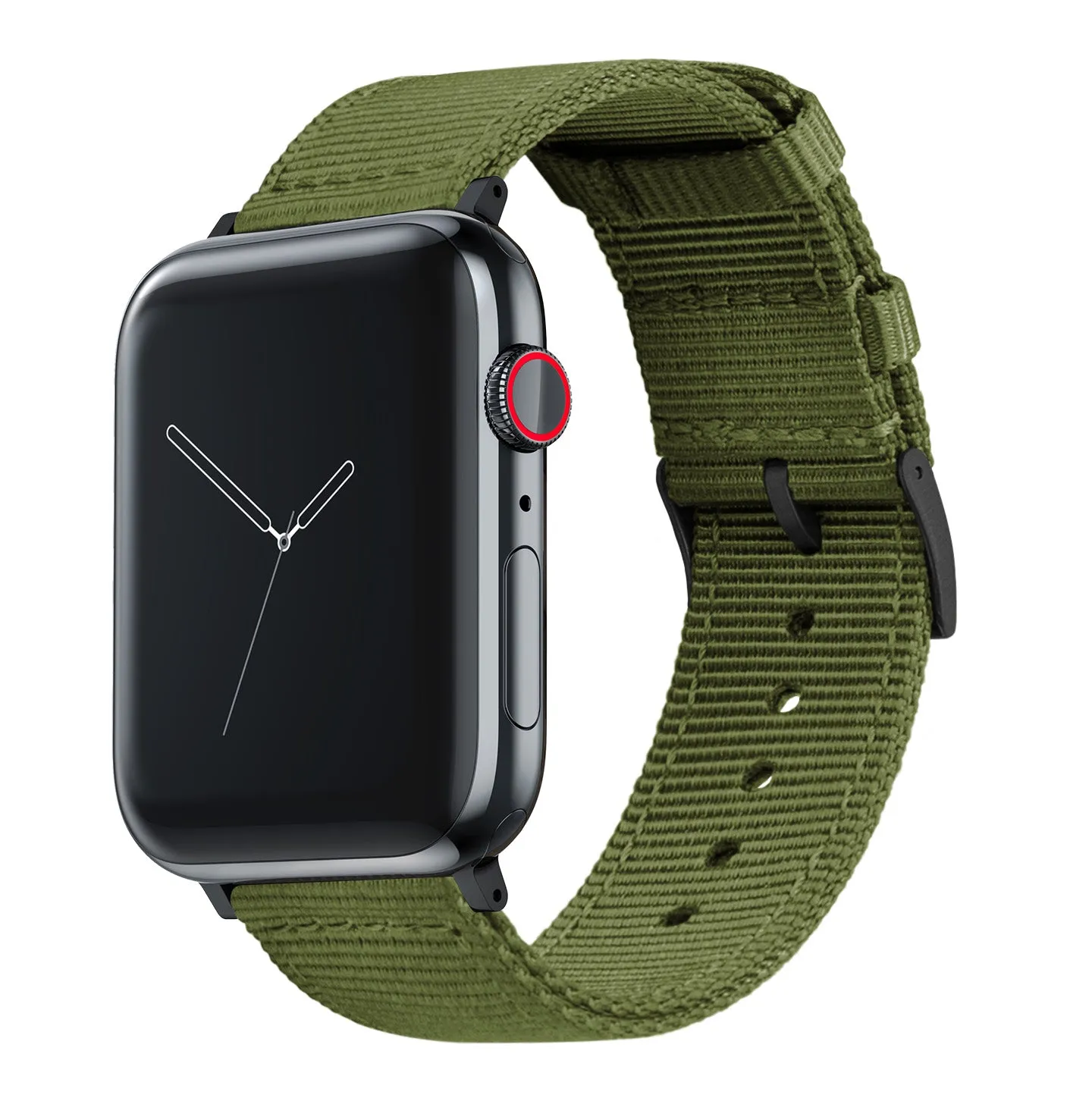 Apple Watch Two Piece NATO® Style Army Green Watch Band