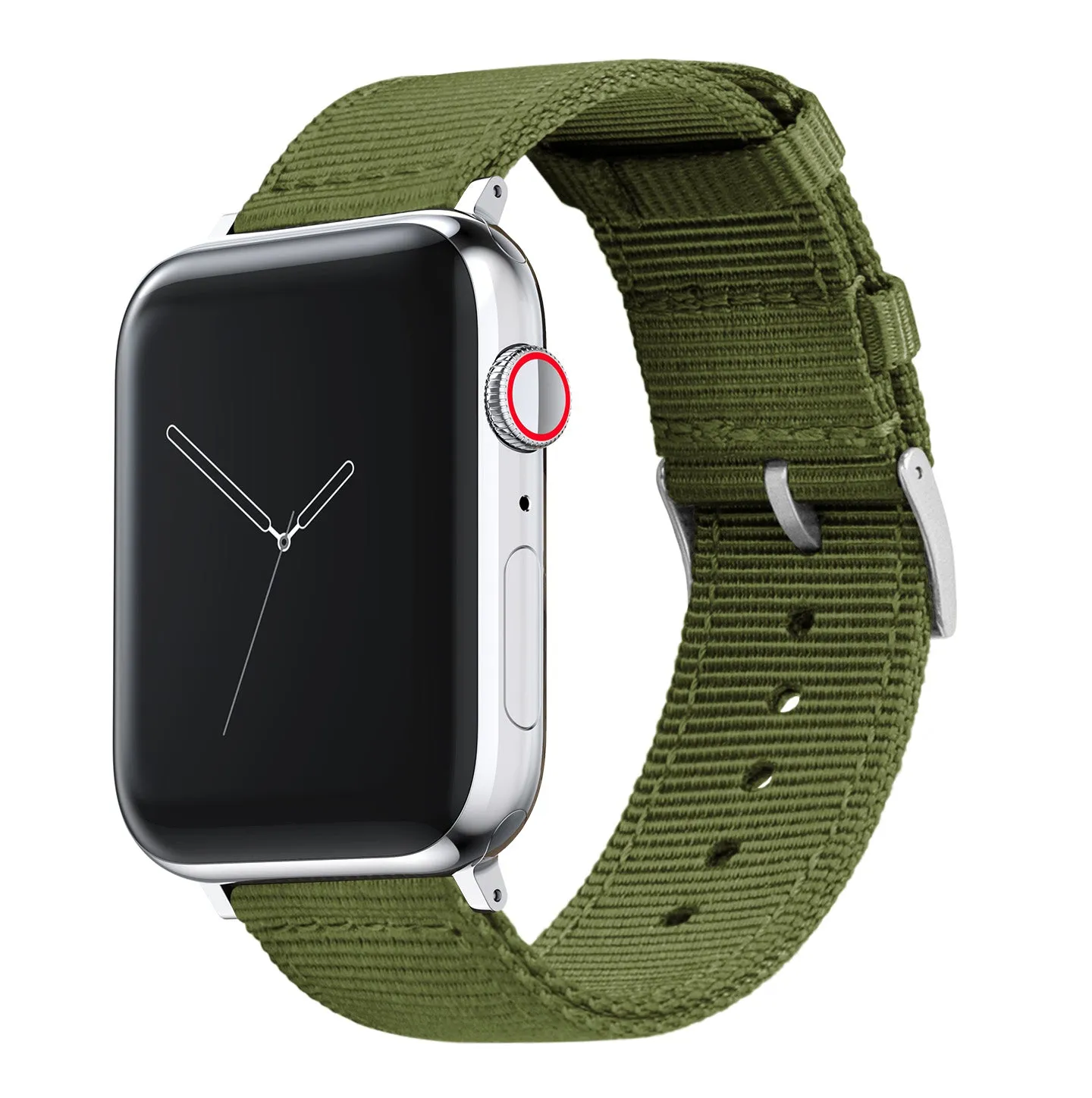 Apple Watch Two Piece NATO® Style Army Green Watch Band