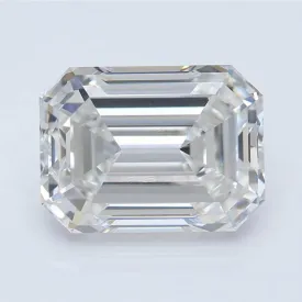 As Grown 4.05 Carat, Emerald Cut, H Color, VVS2 Clarity Loose Lab Diamond