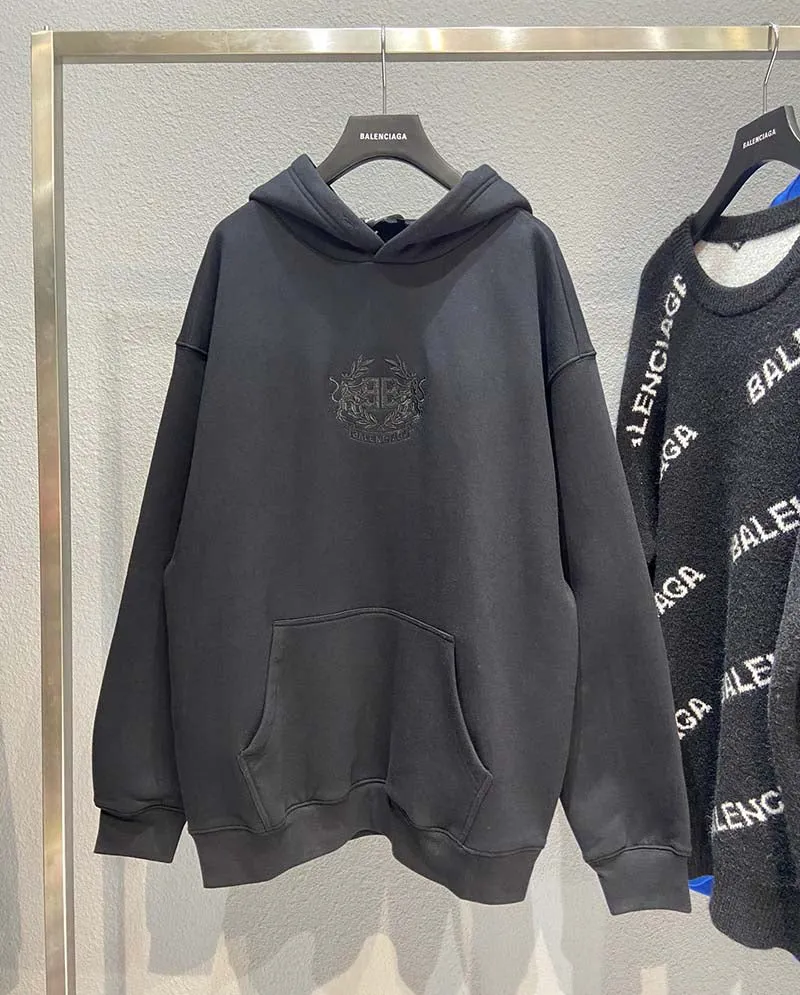 Balenciaga logo-embroidered Hoodie