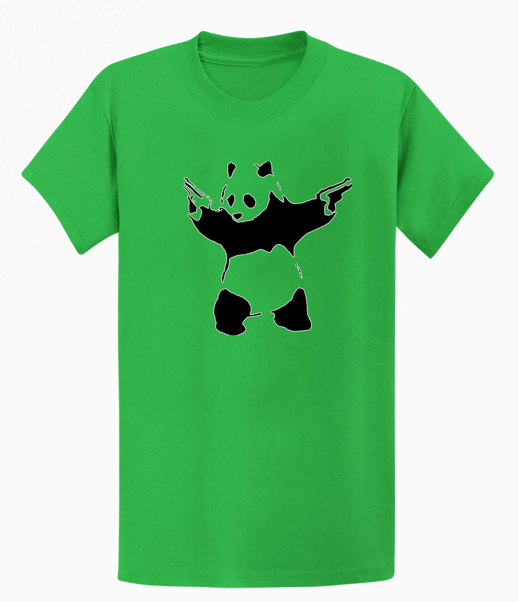 Banksy Mens T-shirt - Panda with a Gun