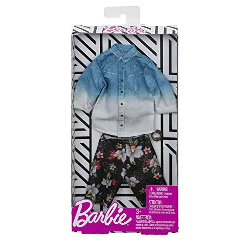 Barbie Ken Denim Ombre Shirt Fashion Clothes