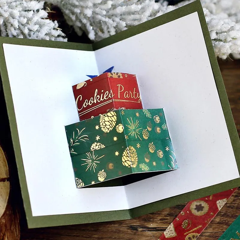 BGM Christmas Pine Cones Masking Tape