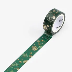 BGM Christmas Pine Cones Masking Tape