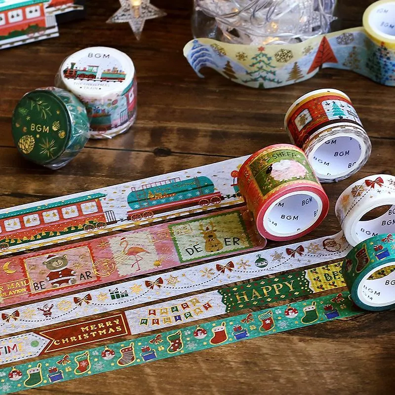 BGM Christmas Pine Cones Masking Tape