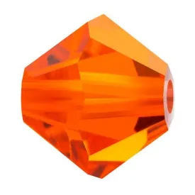 Bicone Preciosa Hyacinth orange 90040 3,6x4mm (40)