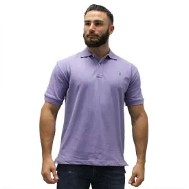 Biscayne Bay Embroidered Men's Polo - Lilac