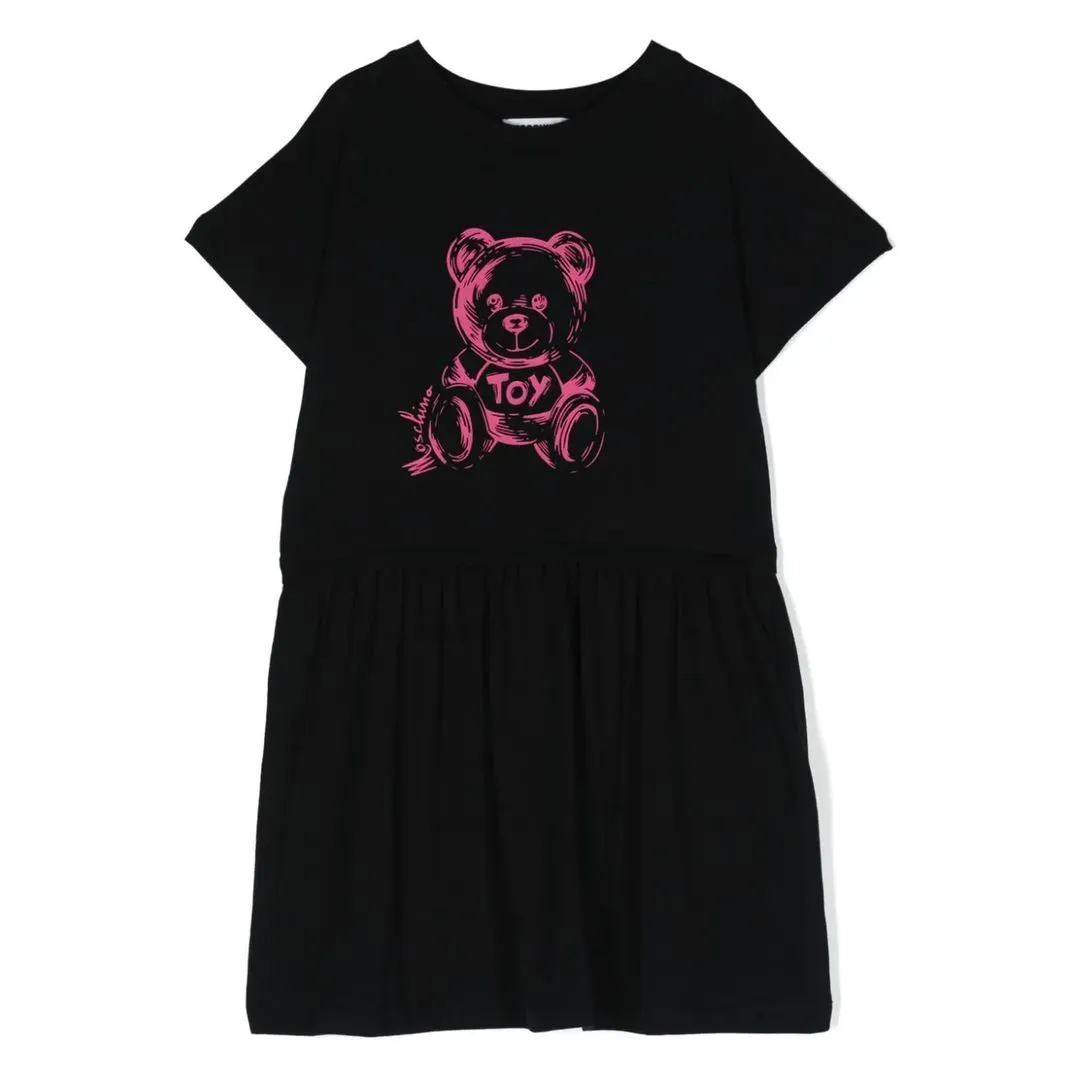 Black Bear Logo Dress