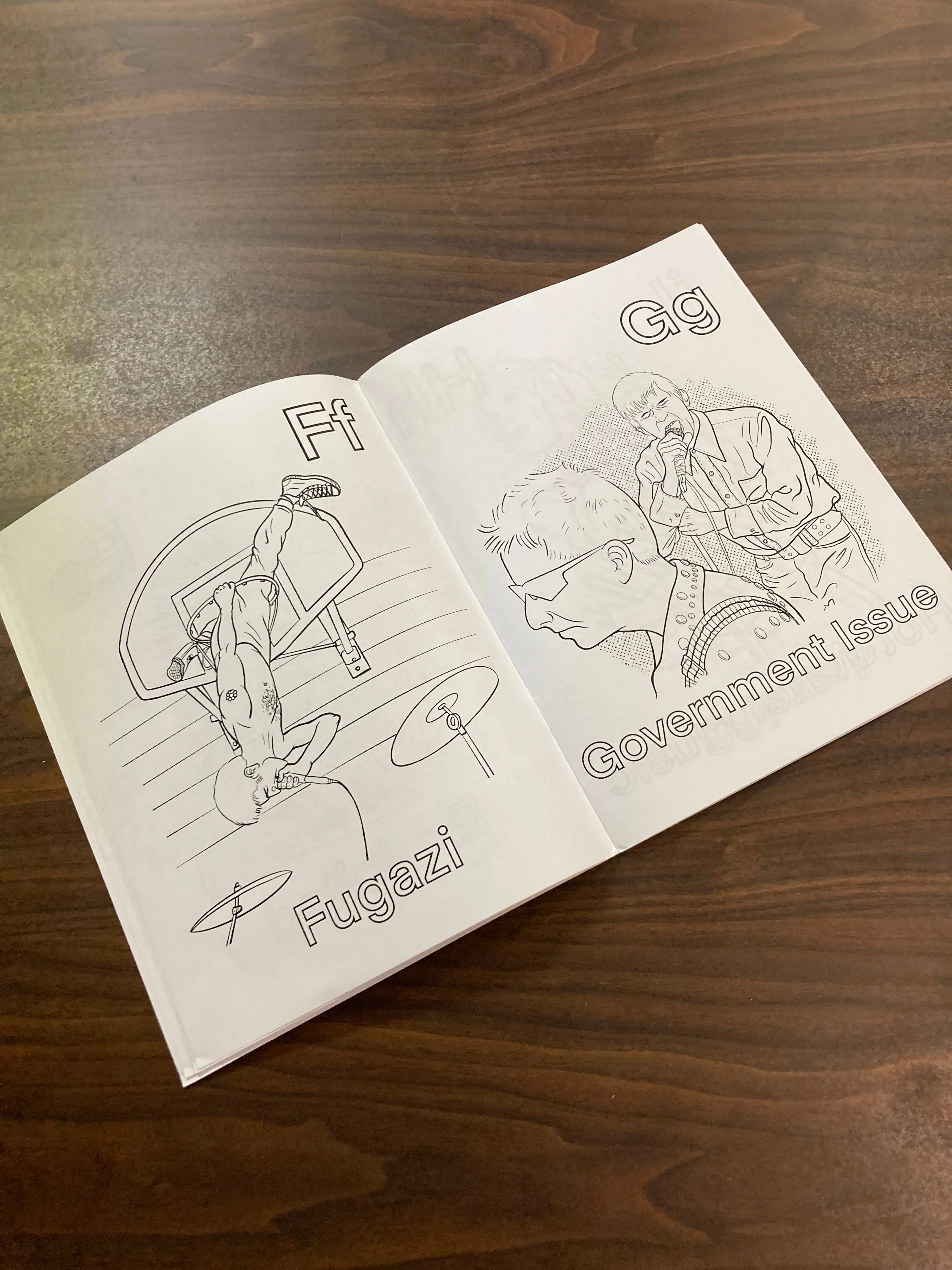 Briteside "#2: The Colors Of Punk Rock A-Z" - Coloring Book