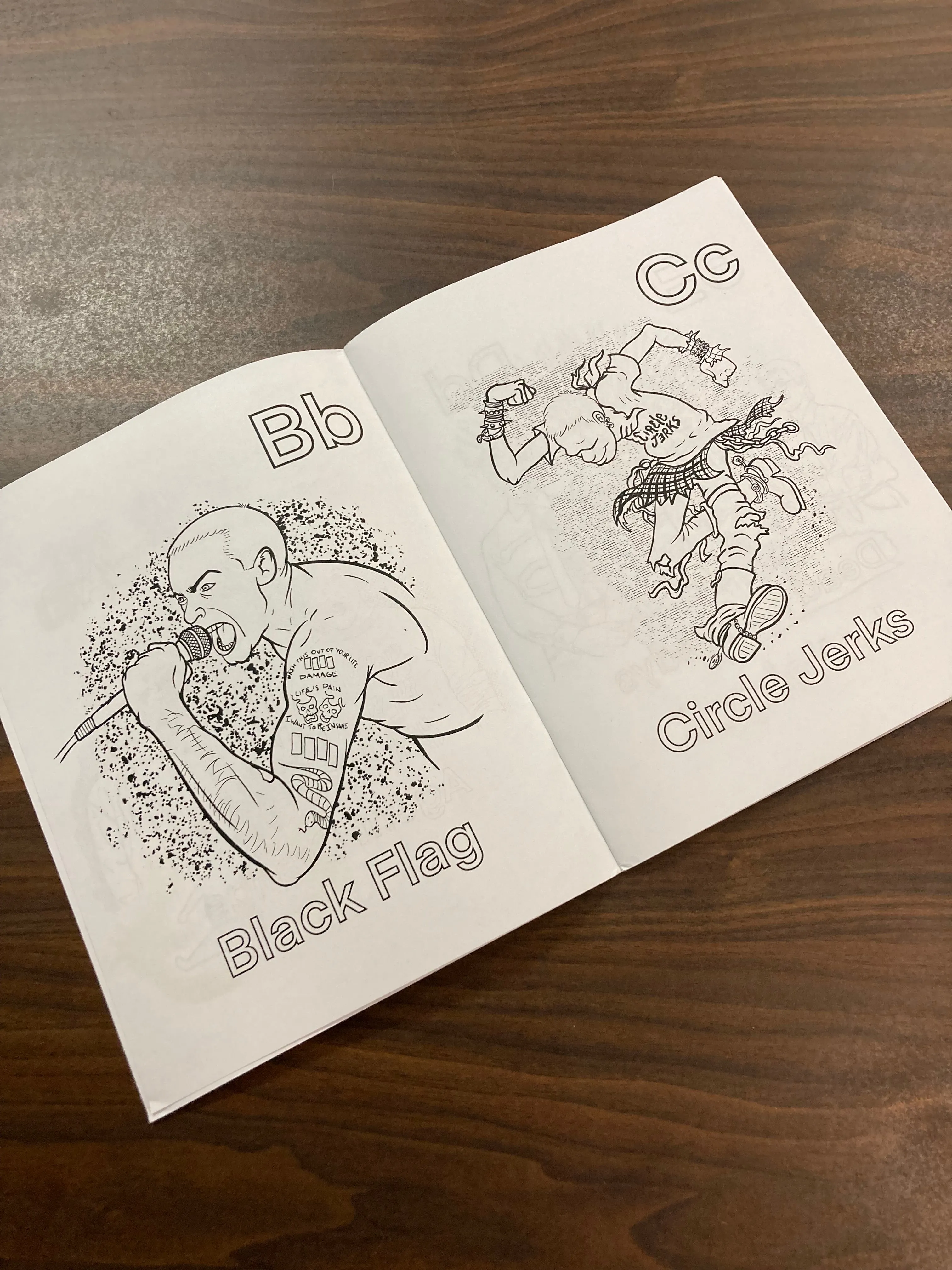 Briteside "#2: The Colors Of Punk Rock A-Z" - Coloring Book