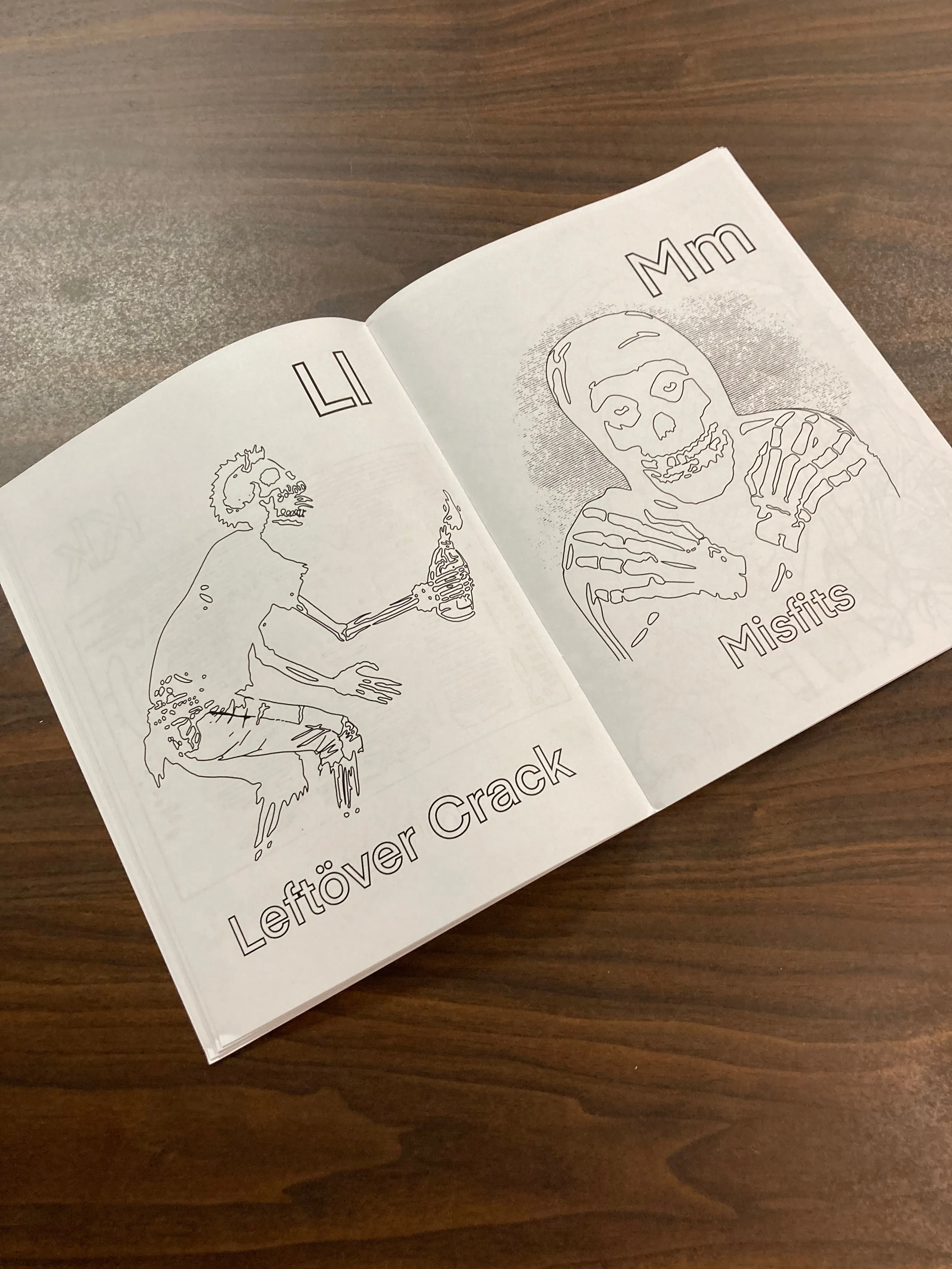 Briteside "#2: The Colors Of Punk Rock A-Z" - Coloring Book