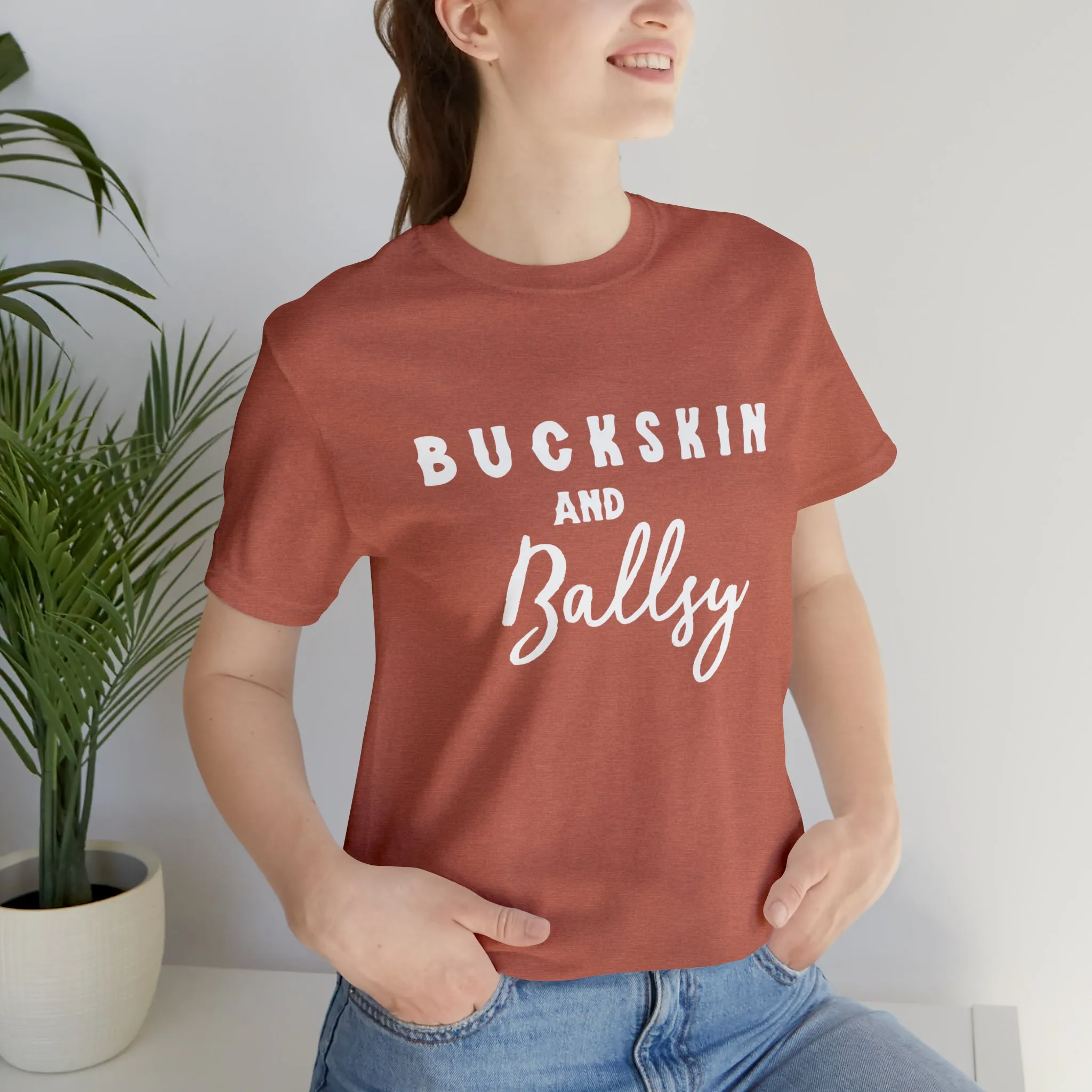 Buckskin & Ballsy Short Sleeve Tee