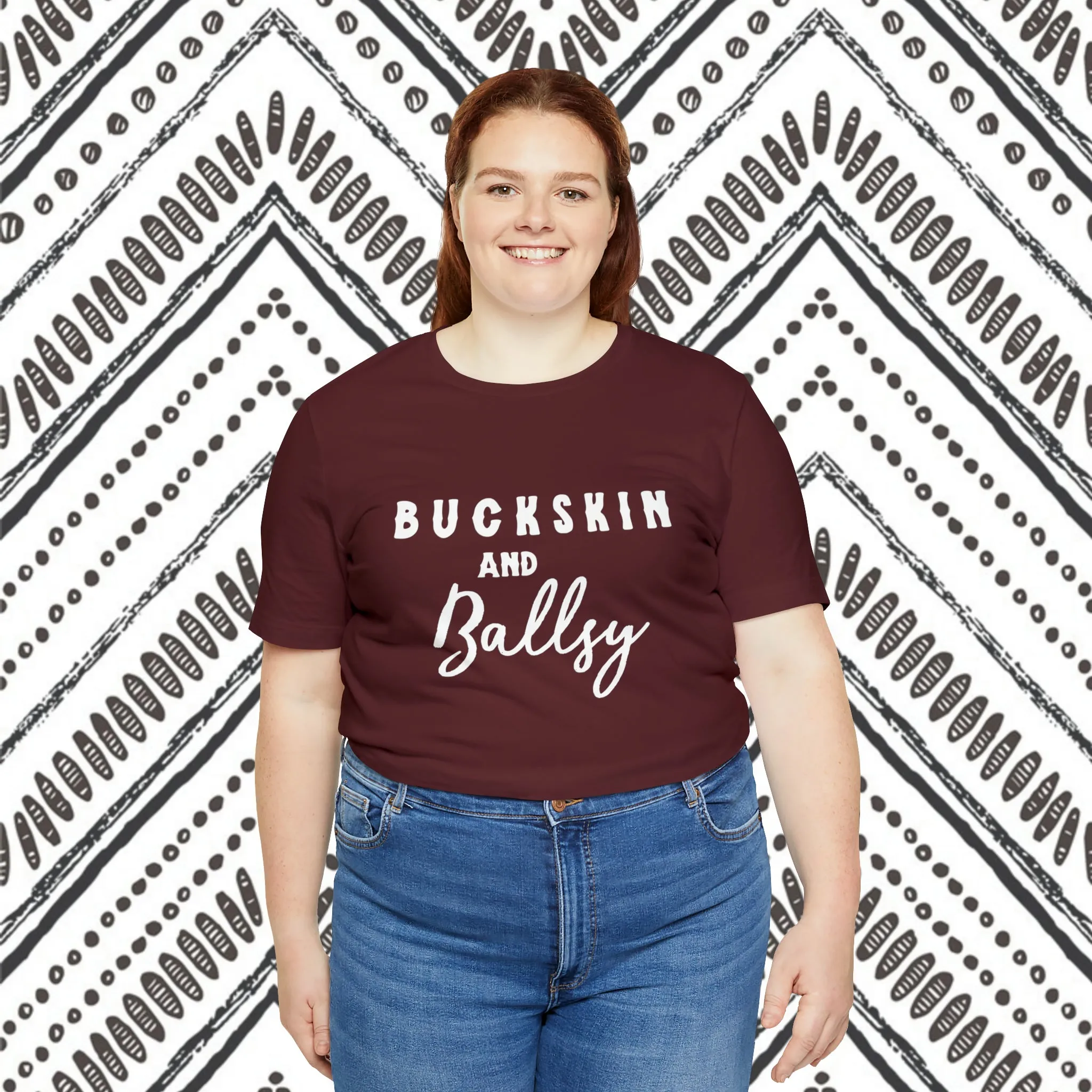 Buckskin & Ballsy Short Sleeve Tee