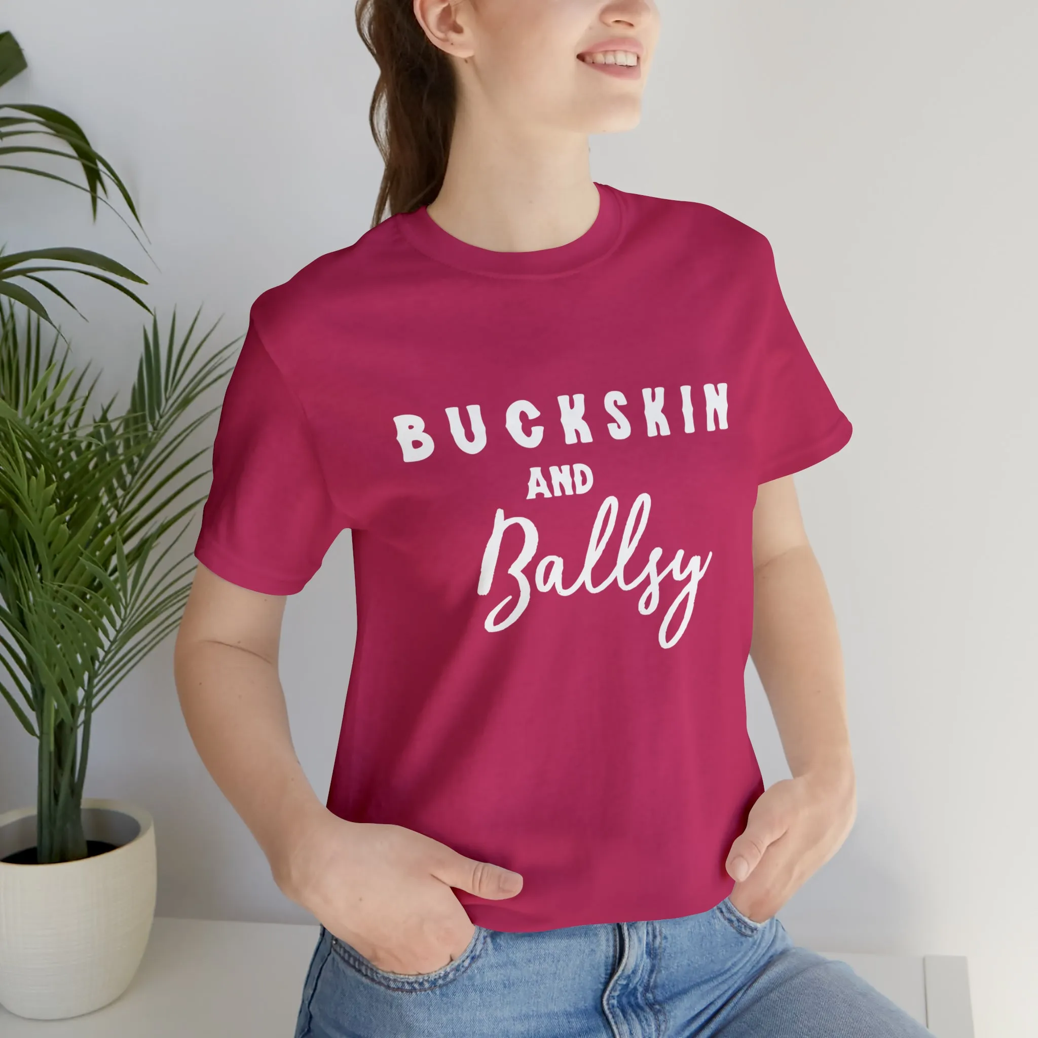 Buckskin & Ballsy Short Sleeve Tee