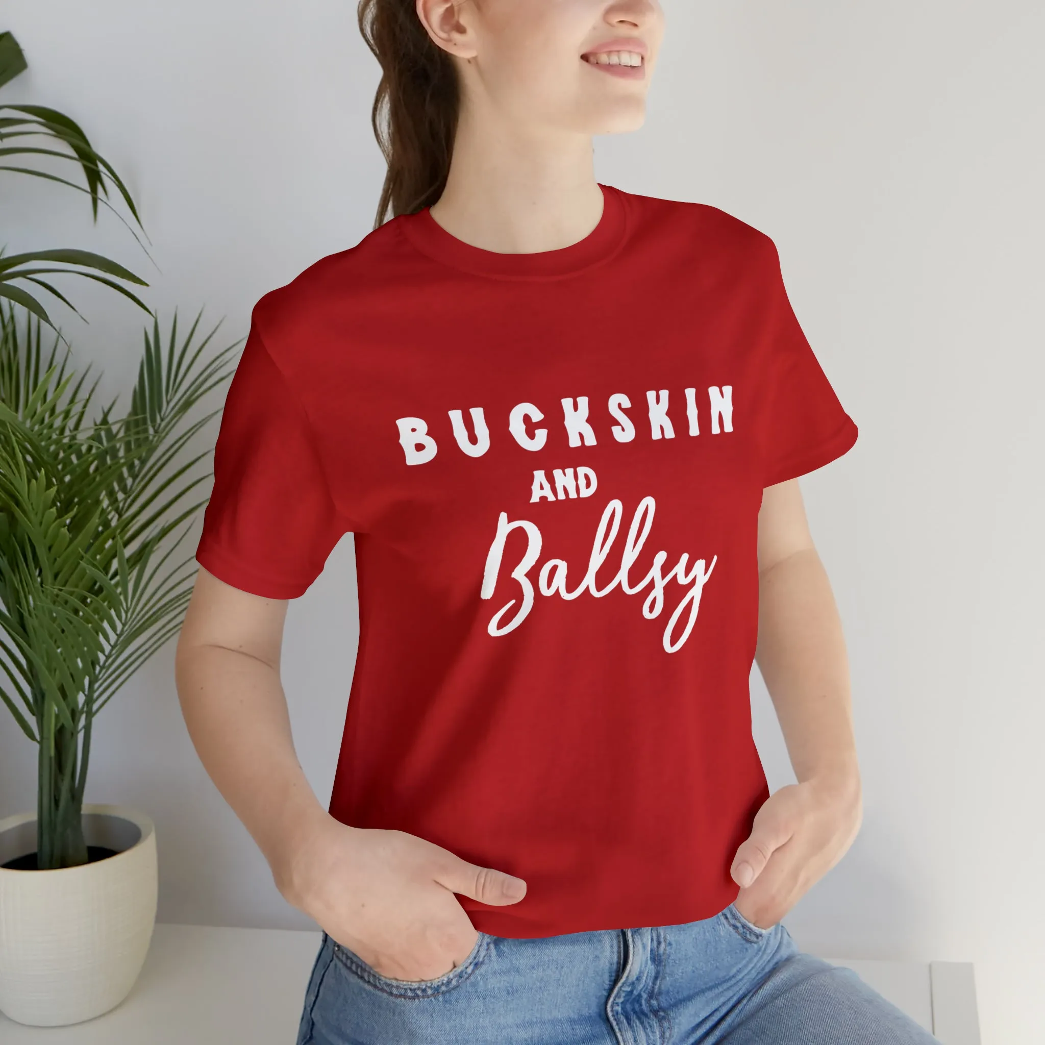 Buckskin & Ballsy Short Sleeve Tee