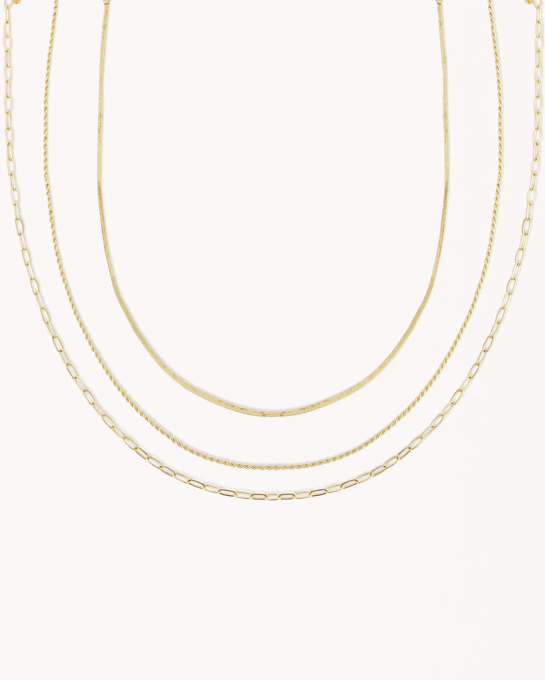 CATALINA NECKLACE PACK - GOLD PLATED 18K