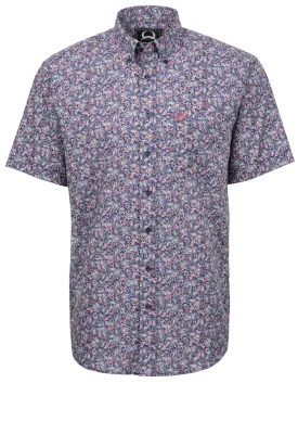 Cinch Arena Flex Button-Front Shirt - Navy Paisley