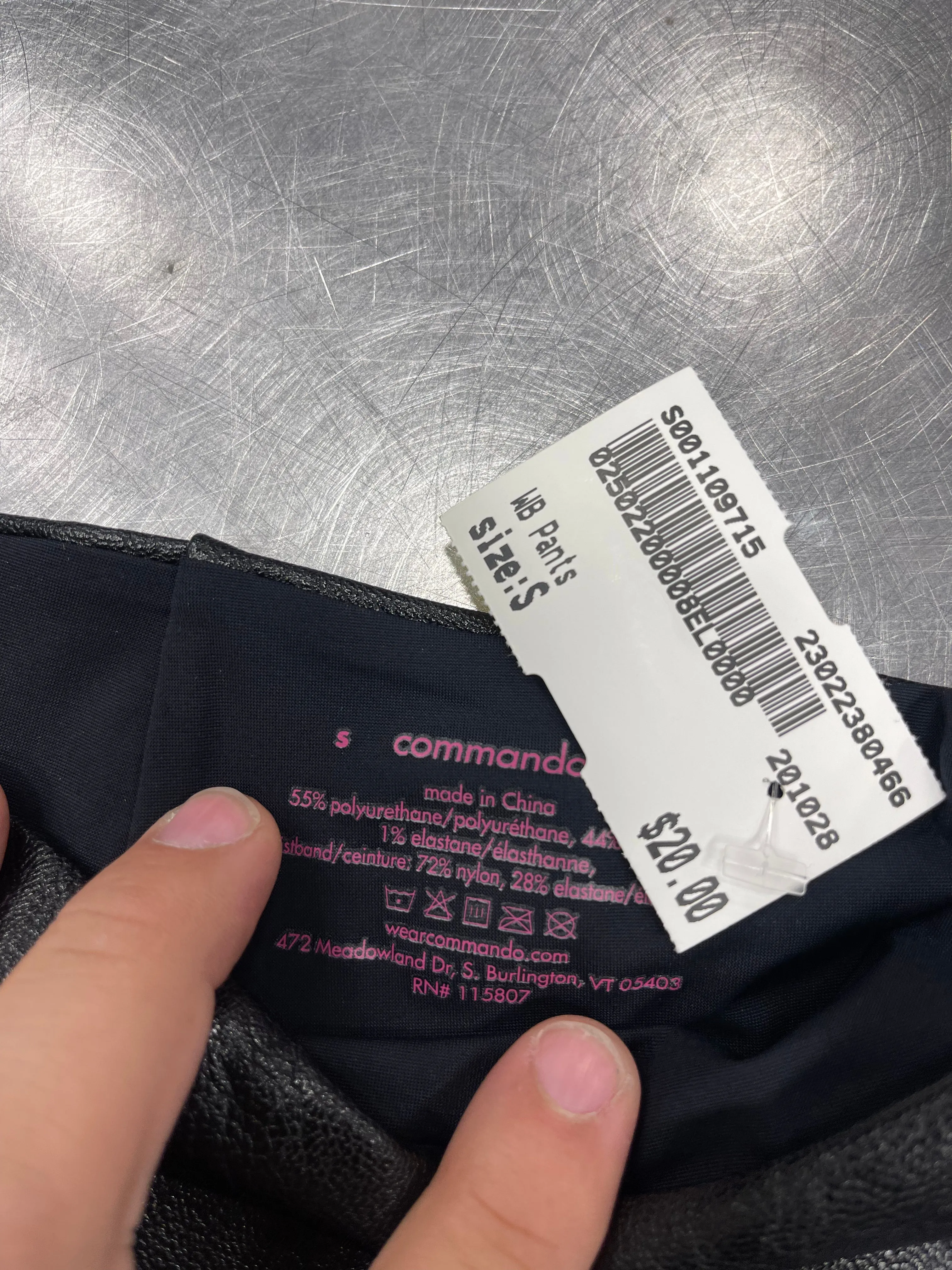 Commando Pants Size Small