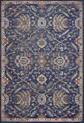 Corsica 7859 Royal Blue Courtyard Rug