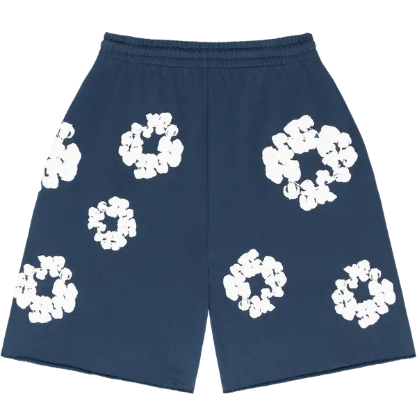 Cotton Wreath Shorts (Navy) - DT40208030NVY