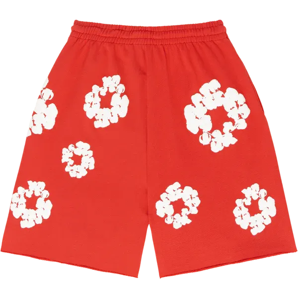 Cotton Wreath Shorts (Red) - DT40230030RED