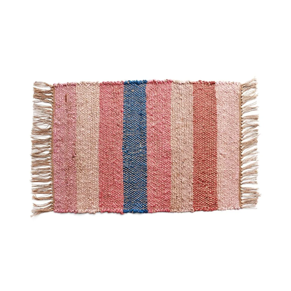 Cupid Stripe Jute Floor Mat One Size