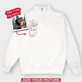 Embroidered Soulmate© Quarter-Zip Sweatshirt