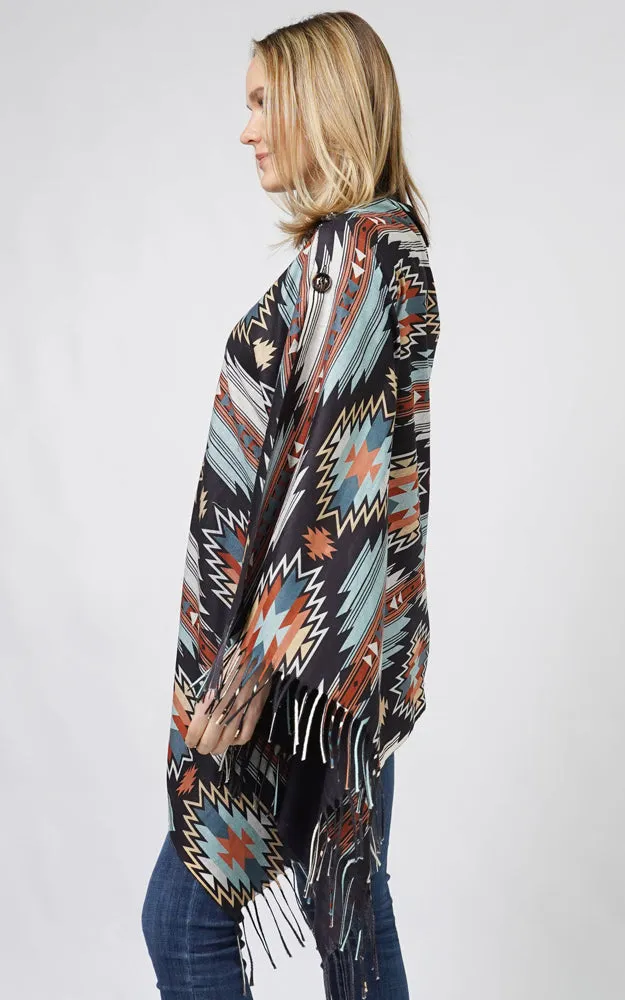EPC10807 AZTEC MULTI WEAR SCARF/PONCHO