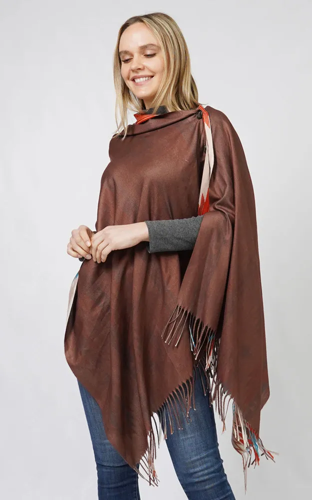 EPC10807 AZTEC MULTI WEAR SCARF/PONCHO