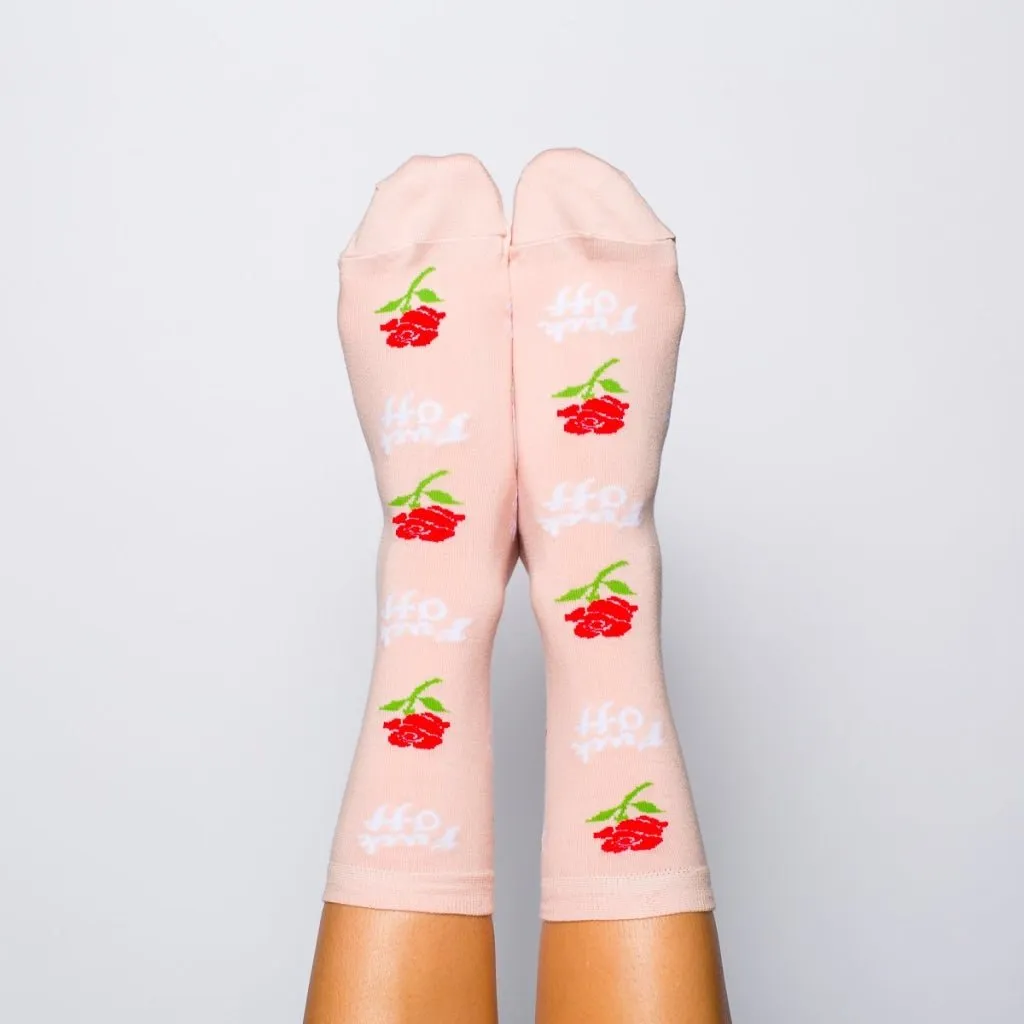 F*ck Off Crew Socks - Small