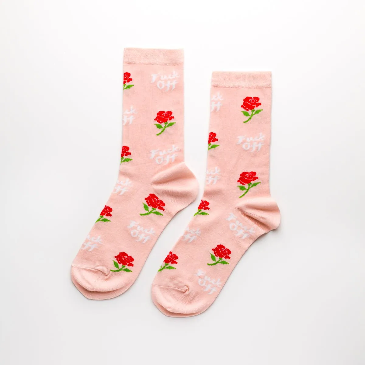 F*ck Off Crew Socks - Small