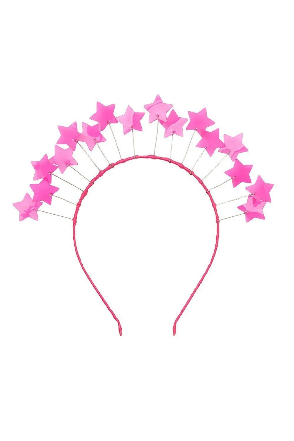 Floating Crown - PVC Hot Pink Stars