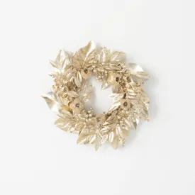 Gold Magnolia Pomegranate Ring