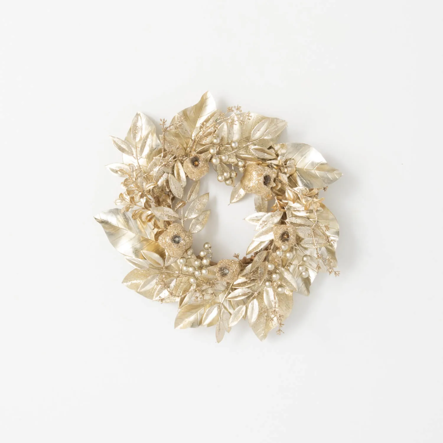 Gold Magnolia Pomegranate Ring