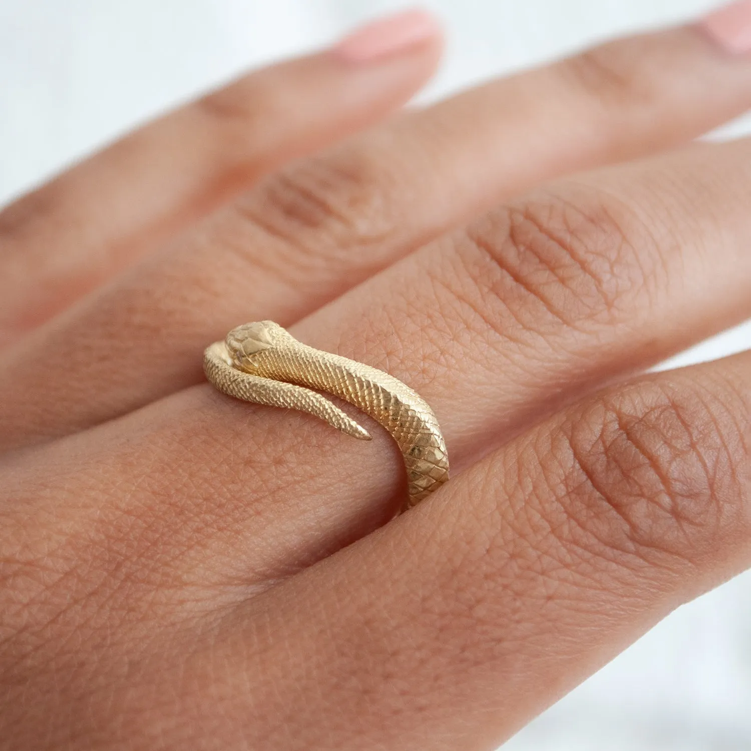 Gold Serpent Ring