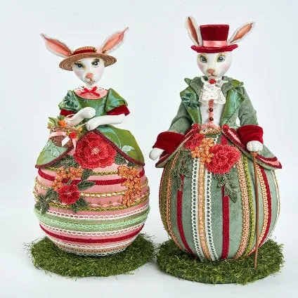 Henrietta and Henry Hare Tabletop Figures 28-228418