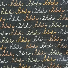 Idaho Script Cotton: 3 yds
