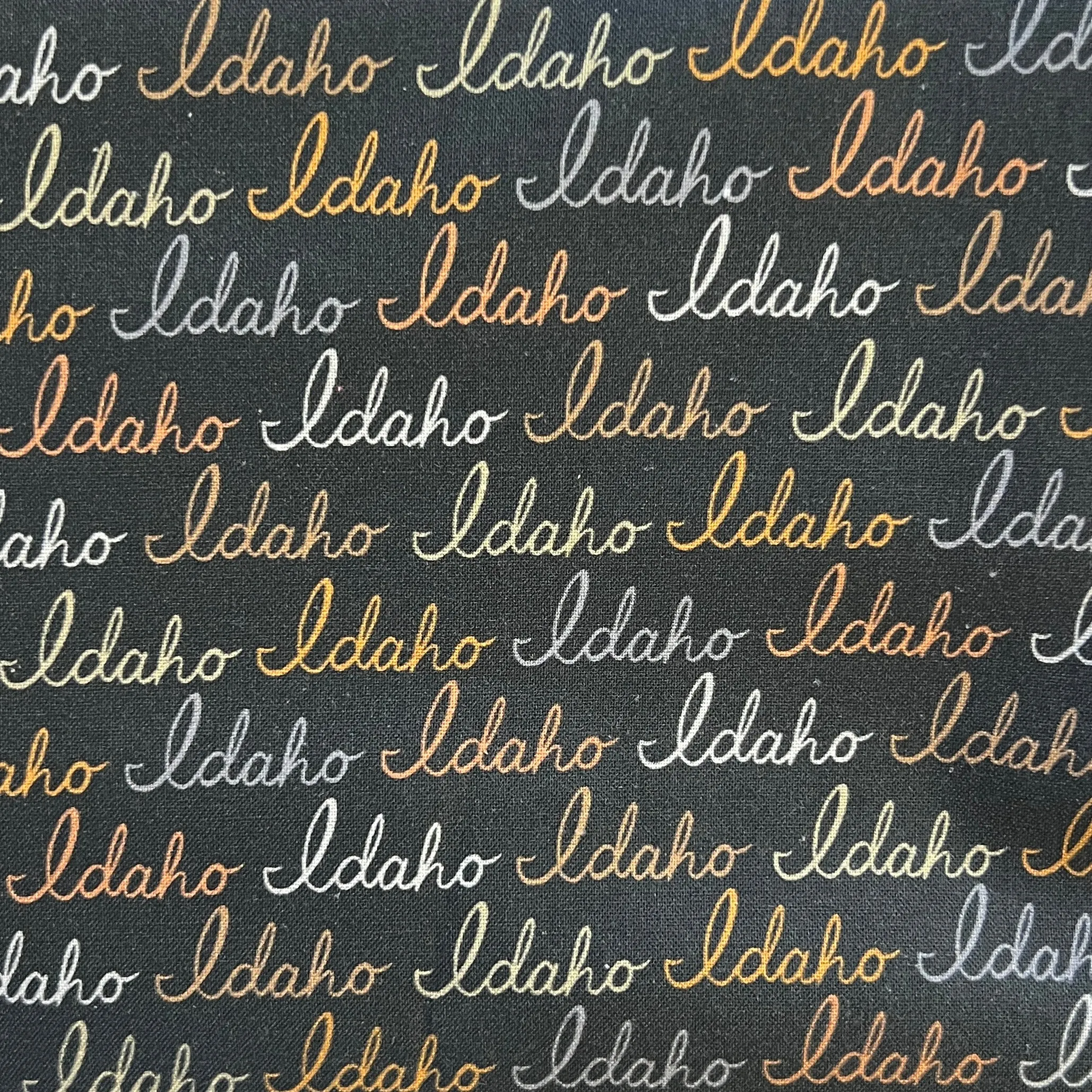 Idaho Script Cotton: 3 yds
