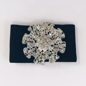 Irish Hard Shoe Buckles - Sparkle Flower Shape - 60mm diameter