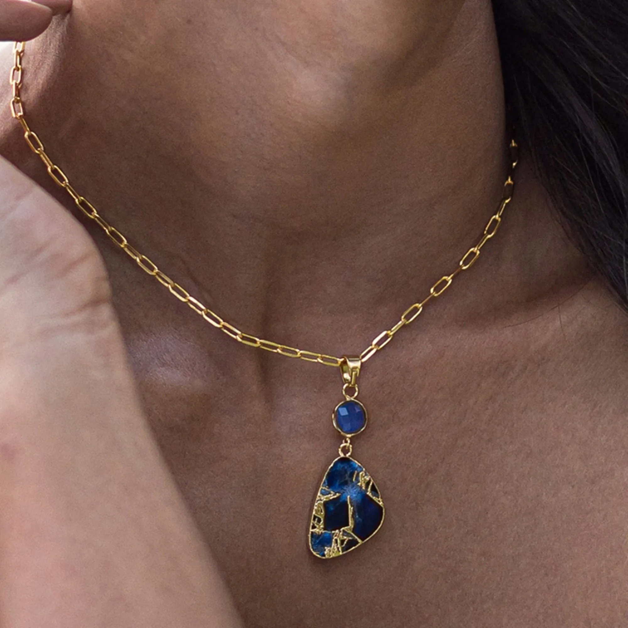 Mojave Drop Necklace - VNK0003