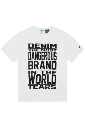 Most Dangerous Tee (White) - DTFW24TSS004