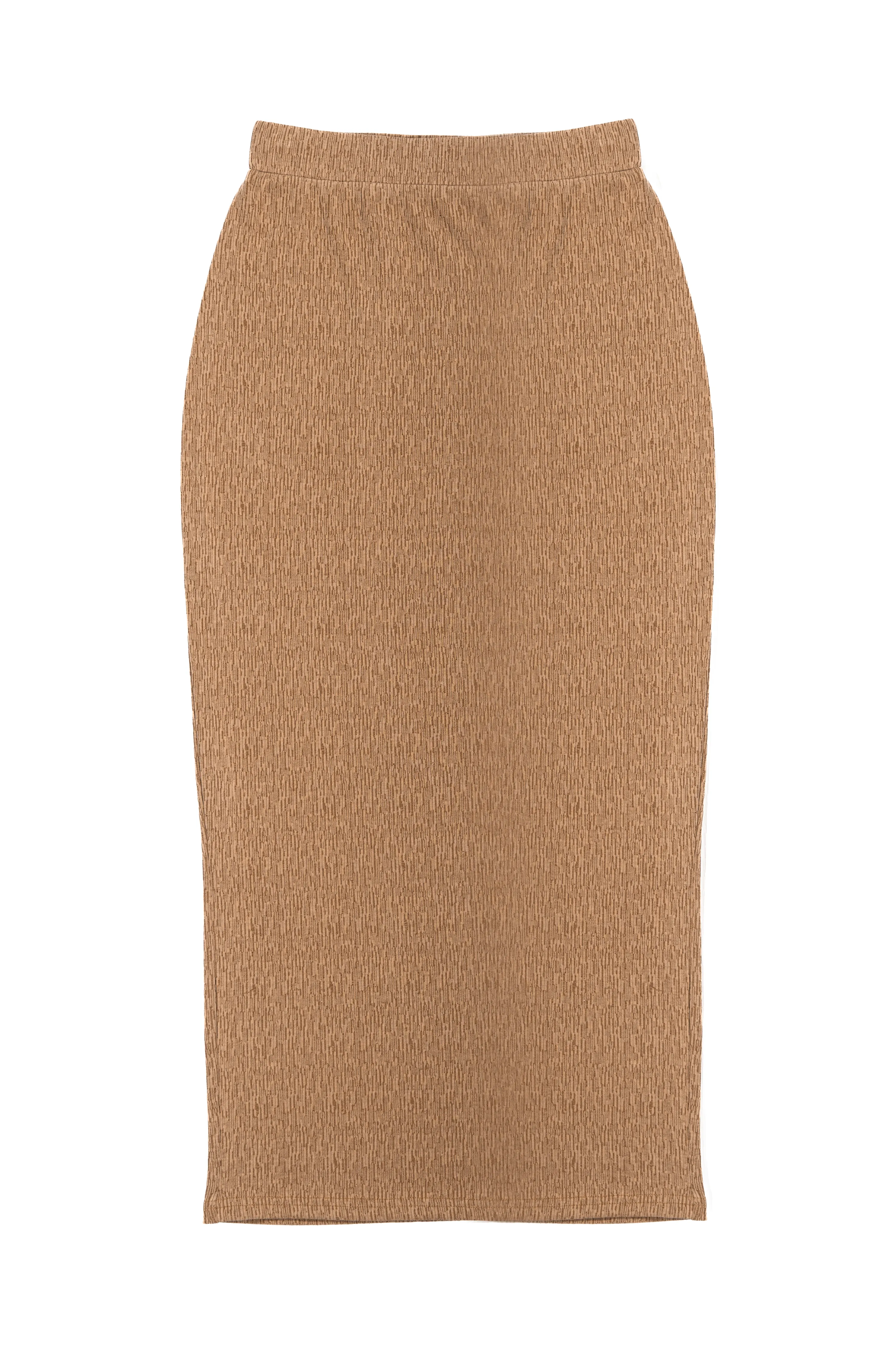 Neutral Textured Skirt Legging